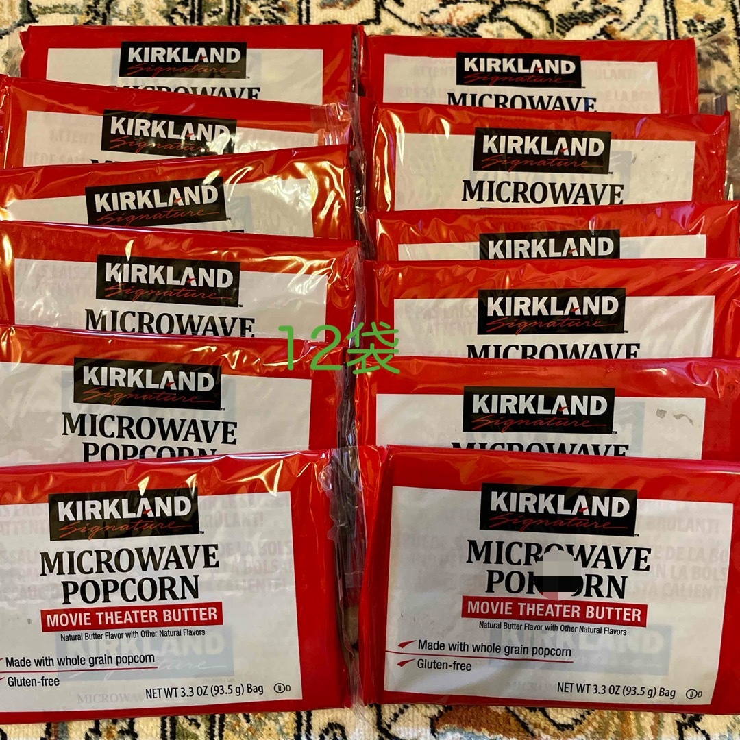 KIRKLAND(カークランド)のコストコ　ポップコーン　12袋 食品/飲料/酒の食品(菓子/デザート)の商品写真
