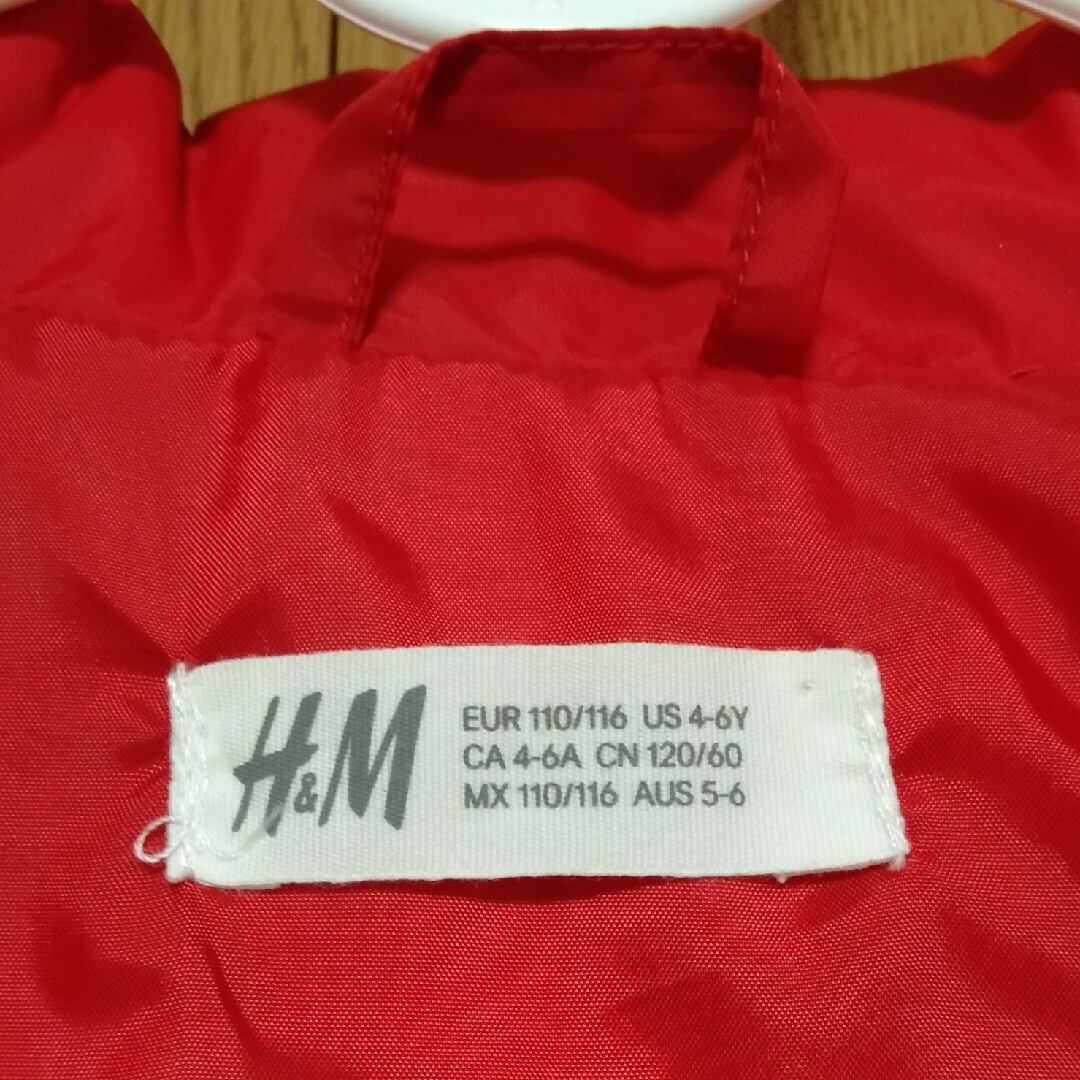 キッズ アウター H&M 薄め ジャンパー 120cm キッズ/ベビー/マタニティのキッズ服男の子用(90cm~)(ジャケット/上着)の商品写真