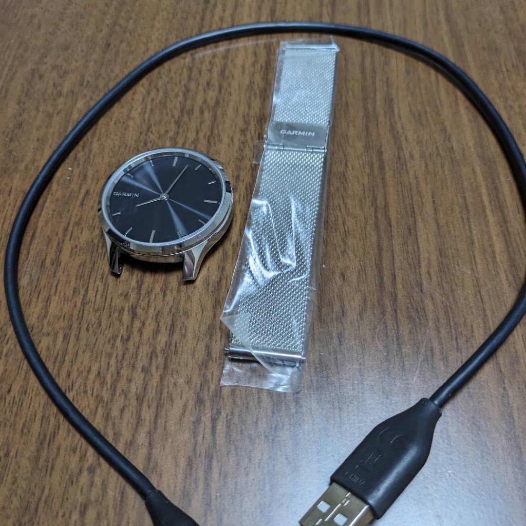 GARMIN - Garmin vívomove Luxe Silver Milaneseの通販 by kgfuuka's
