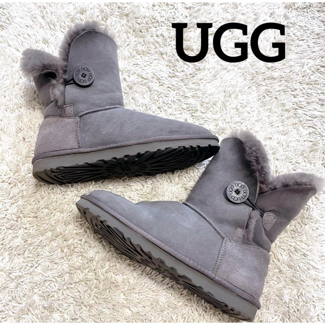 UGG - 美品✨UGG アグ ムートン ブーツ ボア 25ミドル ショート ブーツ