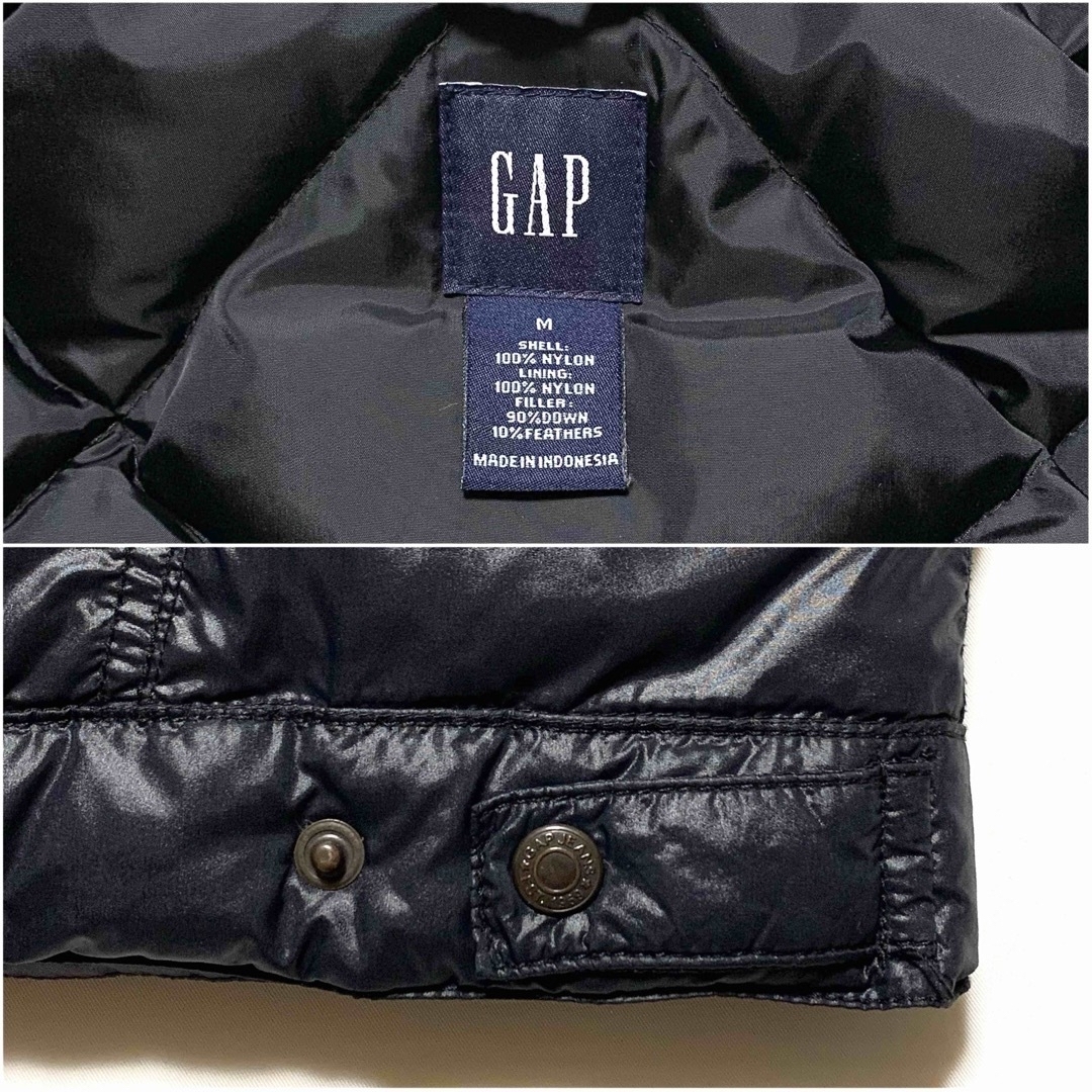 GAP(ギャップ)の☆美品 GAP オールドギャップ 00s ダウンジャケット Gジャン M 濃紺 メンズのジャケット/アウター(ダウンジャケット)の商品写真