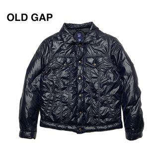 ギャップ(GAP)の☆美品 GAP オールドギャップ 00s ダウンジャケット Gジャン M 濃紺(ダウンジャケット)