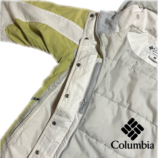Columbia   コロンビア ダウンジャケット フーディ ジップアップ 刺繍