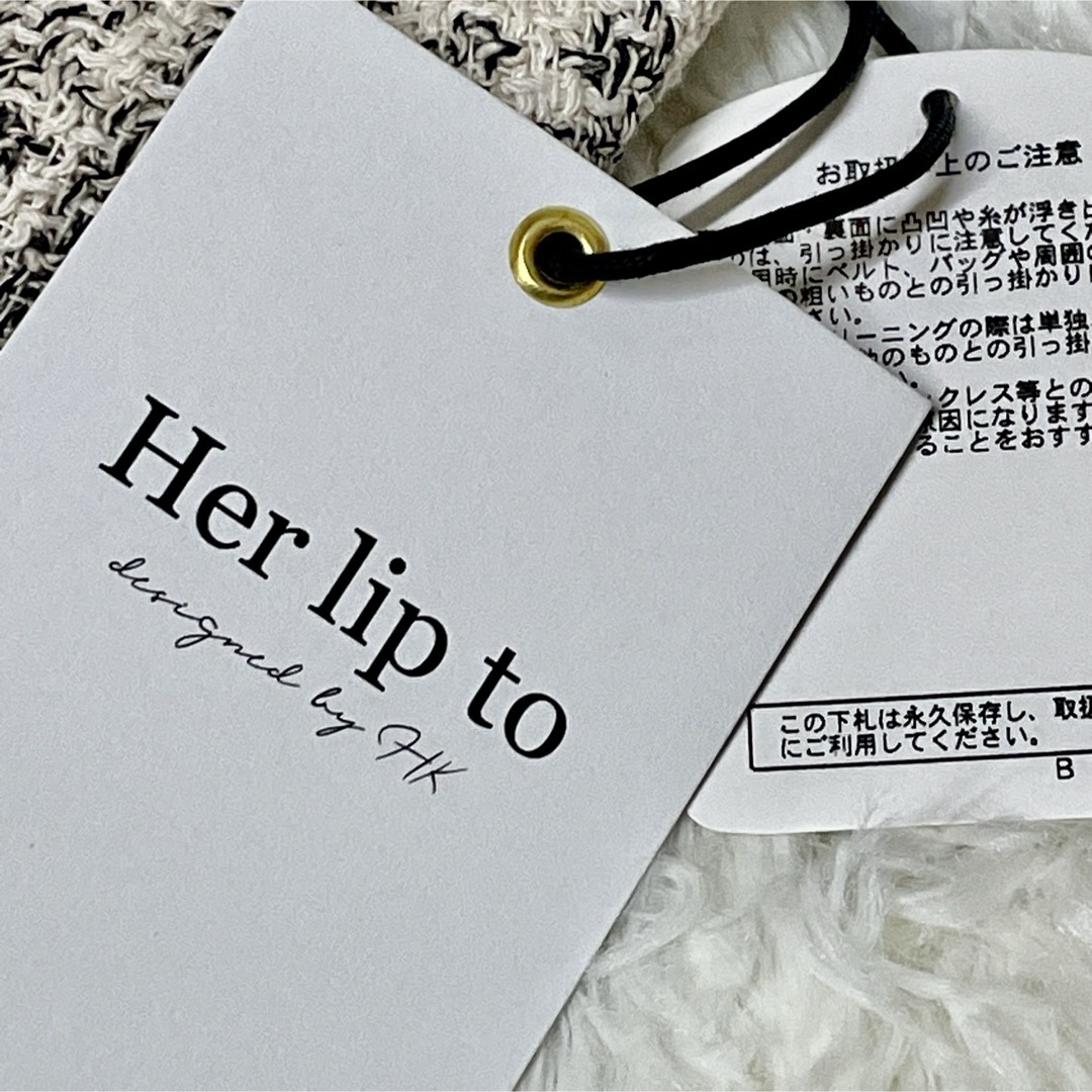 Her lip to - 未使用品 Herlipto Summer Tweed Midi Dressの通販 by は