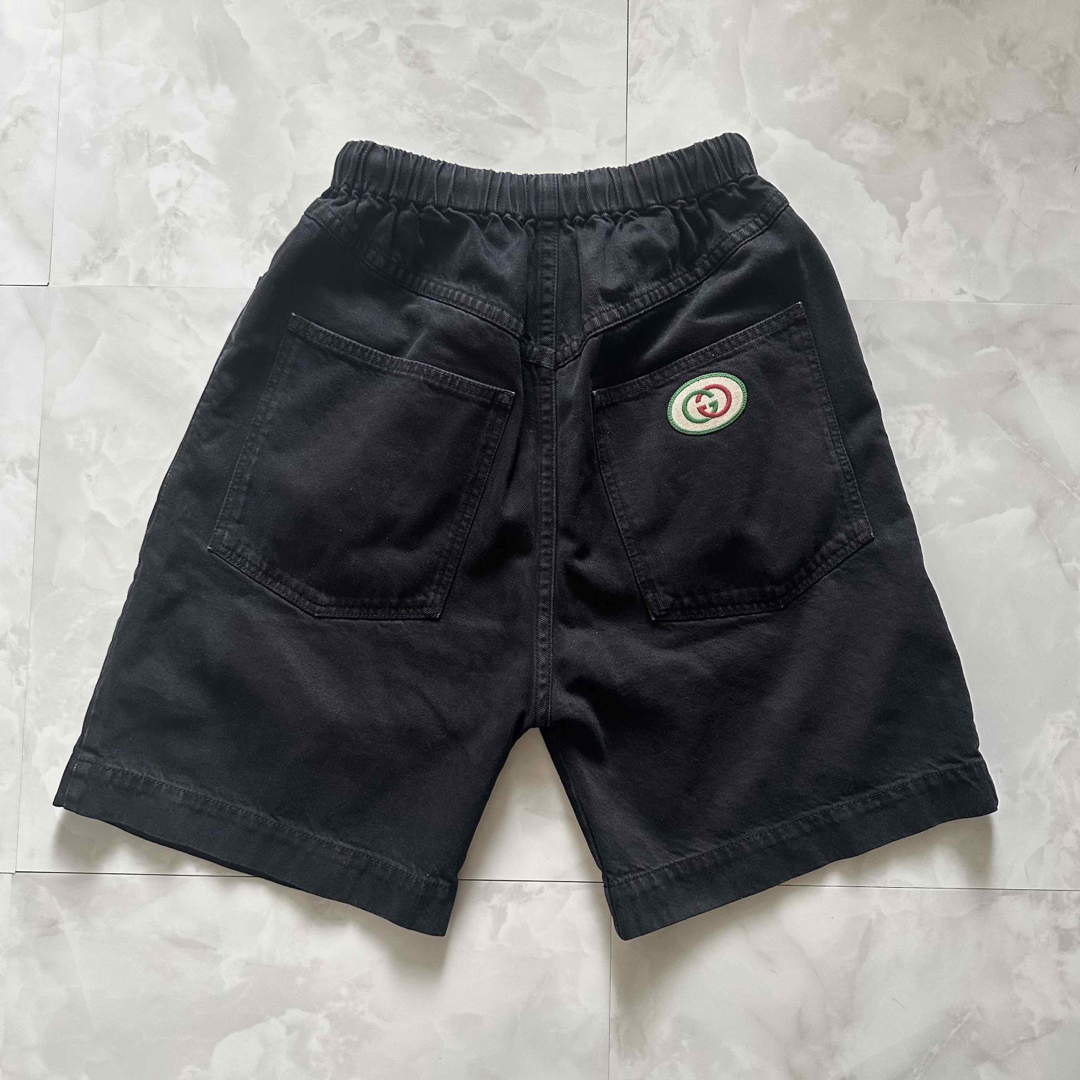 GUCCI】XDALE GG LOGO デニム ハーフパンツ-