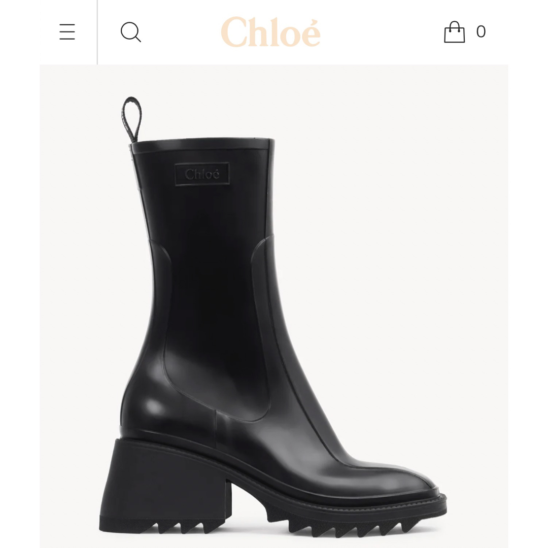 Chloe - クロエ Chloe Betty レインブーツ RAIN BOOTS 39の通販 by ...