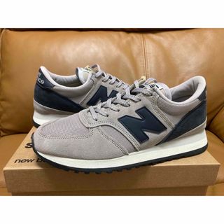 New Balance - UK製M730GGN新品27cmグレーxネイビー英フリンビー工場40