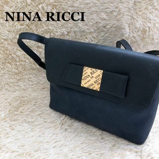 レア✨NINA RICCI ニナリッチ ショルダーバッグ/ハンドバッグ ネイビー