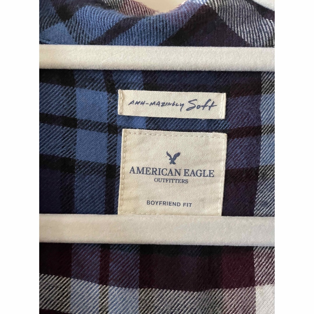 American Eagle(アメリカンイーグル)のアメリカンイーグル　レディースシャツ　タータンチェック レディースのトップス(シャツ/ブラウス(長袖/七分))の商品写真