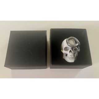 【Macabre Gadgets】SKULL & SNAKE RING(リング(指輪))