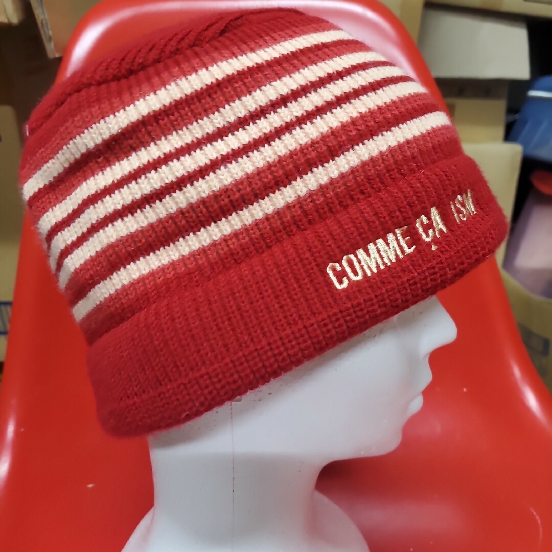 COMME CA ISM(コムサイズム)のコモサ　ニット帽　ニットキャップ メンズの帽子(ニット帽/ビーニー)の商品写真