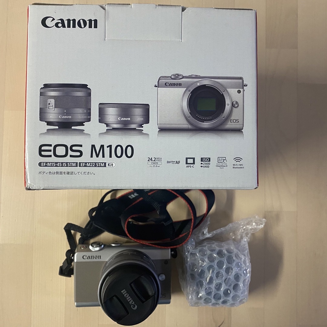 【値下】Canon EOS M100 Wレンズキット BK