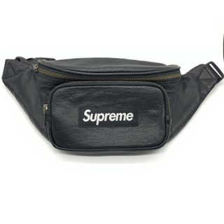 シュプリーム(Supreme)のSUPREME シュプリーム 17SS Leather West Bag レザーウエストバッグ ブラック(ウエストポーチ)