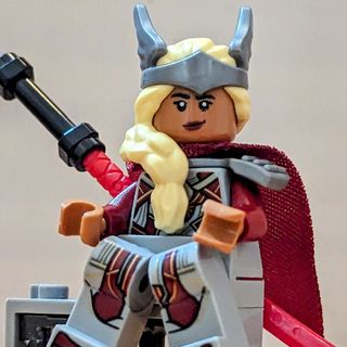 レゴ(Lego)のLEGO　 ミニフィグ　髪パーツ　バイキング　女性(積み木/ブロック)