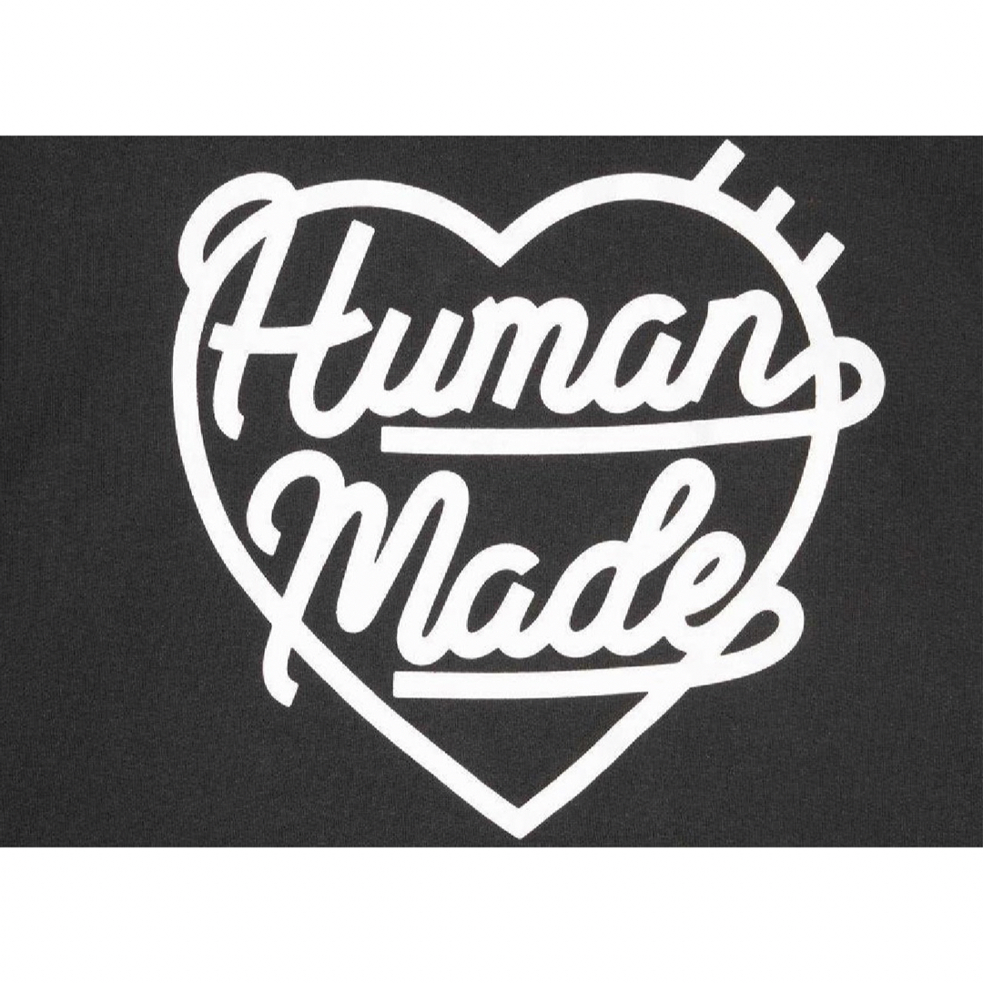 HUMANMADE HEART SWEAT HOODIE BLACK XL