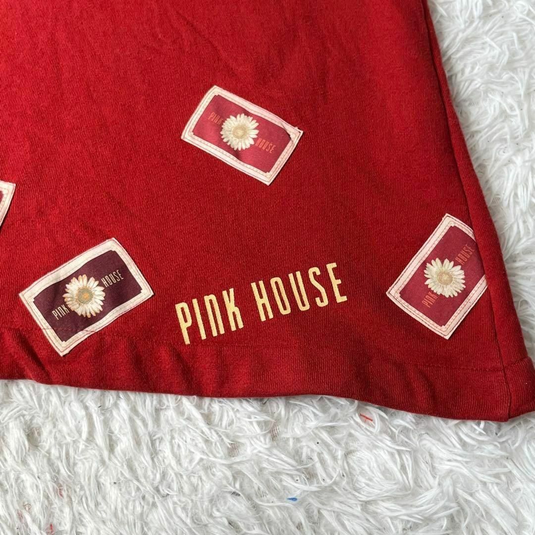 ✨PINK HOUSE✨ピンクハウス ロングワンピース 刺繍ロゴ パッチワーク