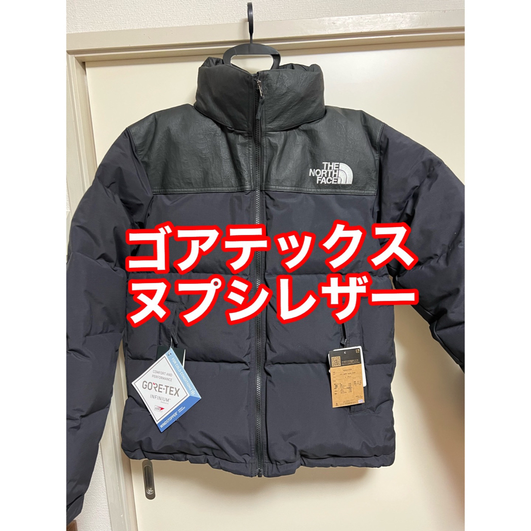 THE NORTH FACE(ザノースフェイス)の新品　ノースフェイスオルター限定 GTXレザーヌプシジャケット【L】ブラック メンズのジャケット/アウター(ダウンジャケット)の商品写真