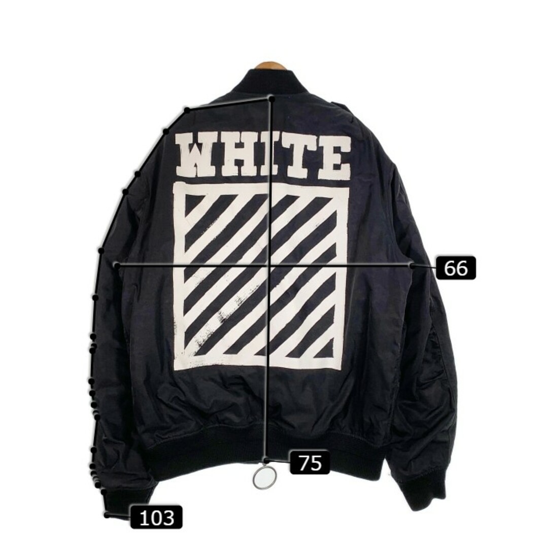 OFF-WHITE - OFF-WHITE オフホワイト 16AW Bomber Jacket MA-1