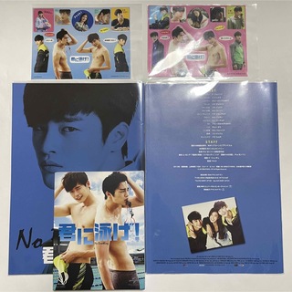 韓国映画「君に泳げ！」Blu-ray、パンフレット、プレスシート、ステッカー(韓国/アジア映画)