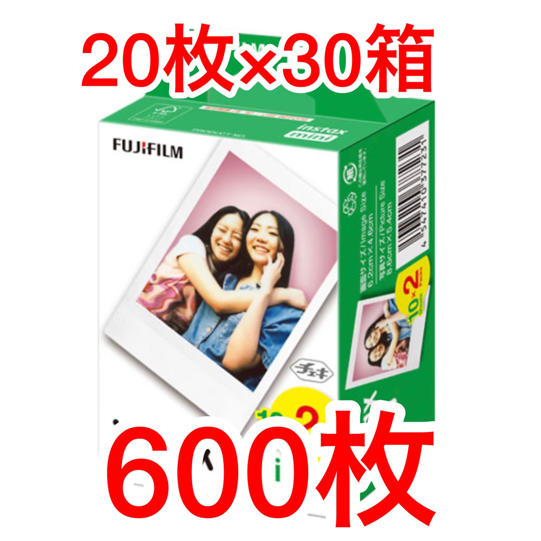 富士フイルム(フジフイルム)の【早い者勝ち】チェキフィルム 30箱600枚 有効期限2025/10月 スマホ/家電/カメラのカメラ(フィルムカメラ)の商品写真