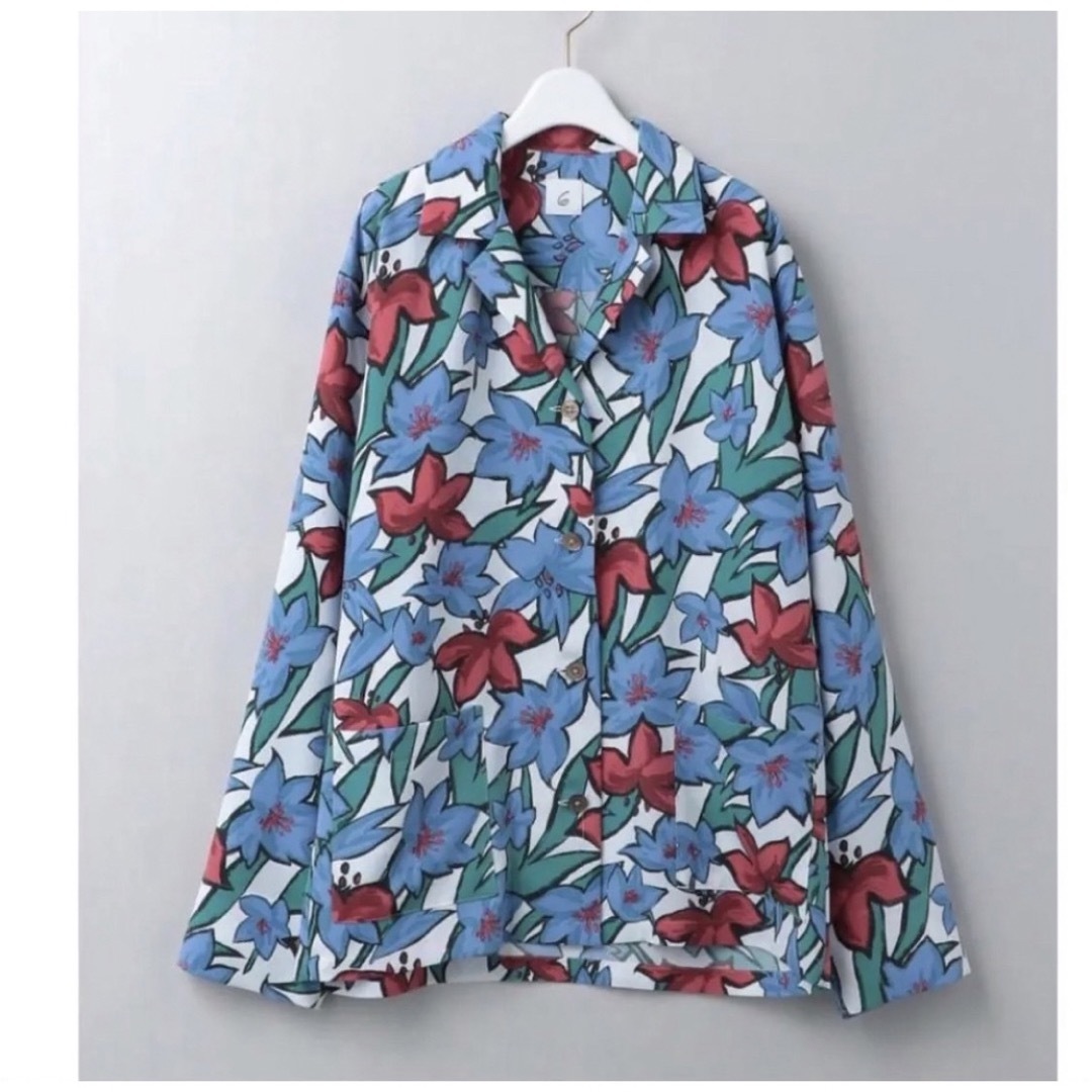 6(ROKU)＞FLOWER PRINT SHIRT/シャツ