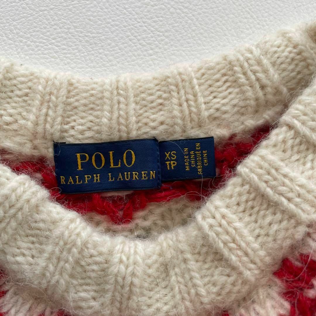 POLO RALPH LAUREN(ポロラルフローレン)の美品◆ポロラルフローレン◆ノルディック柄 アルパカ混セーター　ニット　洗える レディースのトップス(ニット/セーター)の商品写真