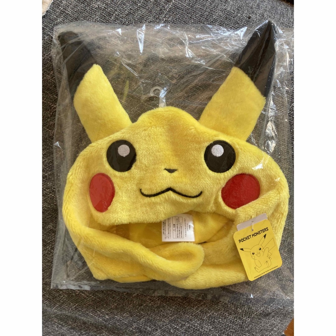 ポケモン(ポケモン)のポケットモンスター ピカチュウ キャップ　男女共用 フリーサイズ エンタメ/ホビーのコスプレ(衣装)の商品写真