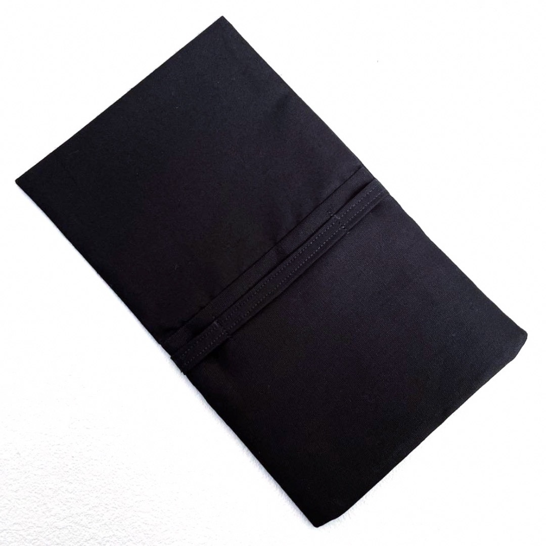 移動ポケット　シンプル　ブラック ハンドメイドのキッズ/ベビー(外出用品)の商品写真