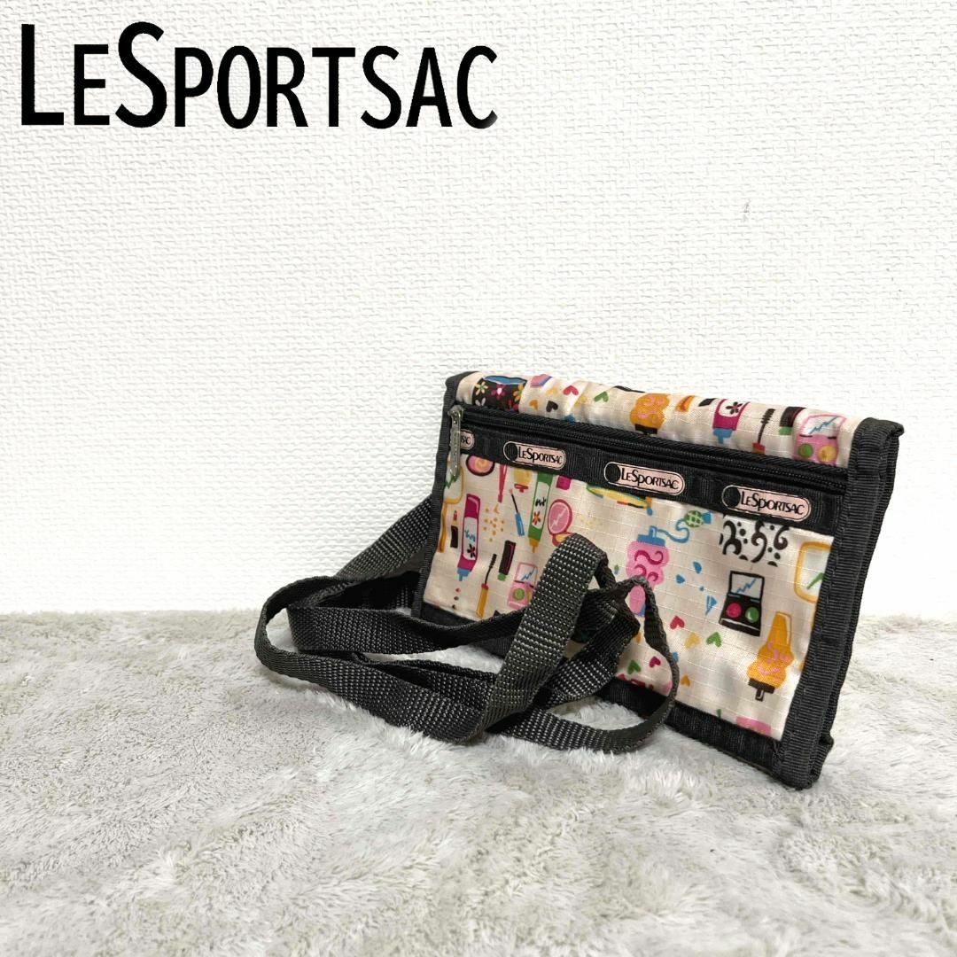 LeSportsac(レスポートサック)のレア✨LeSportsac レスポートサック ショルダーバッグ ホワイト/白 レディースのバッグ(ショルダーバッグ)の商品写真