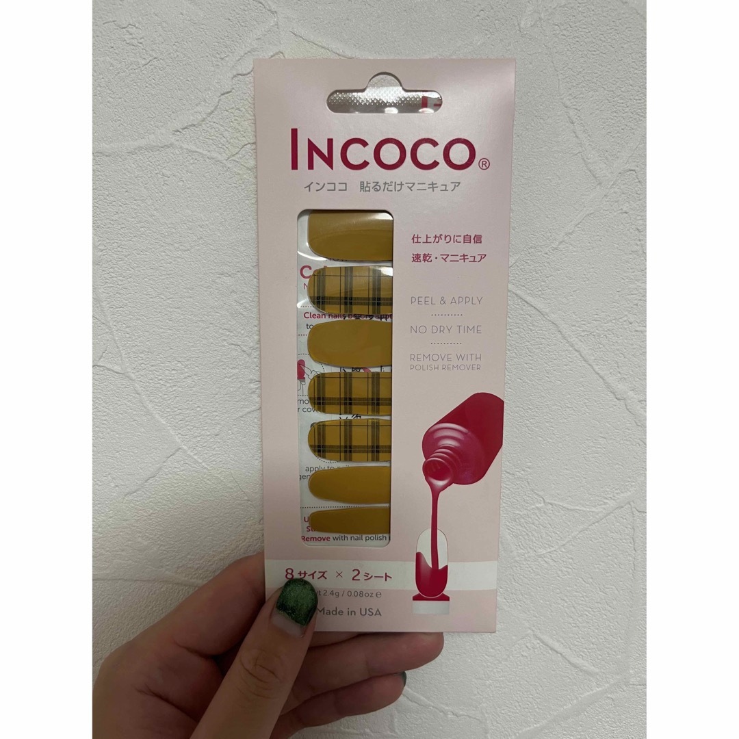 Incoco(インココ)のINCOCO インココ 貼るだけマニキュア コスメ/美容のネイル(ネイル用品)の商品写真