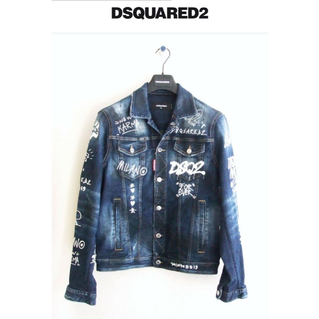 DSQUARED2(ディースクエアード)のDSQUARED2   2022年春夏モデル。まだ新しいモデルなので希少です。 メンズのジャケット/アウター(Gジャン/デニムジャケット)の商品写真