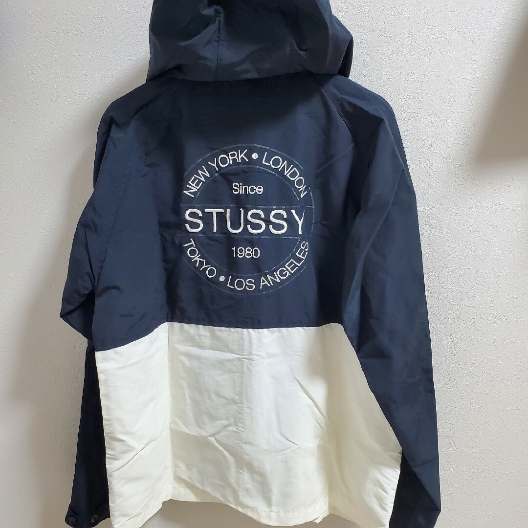 STUSSY - STUSSY ステューシー ワールドツアー 刺繍 ナイロン パーカー ...