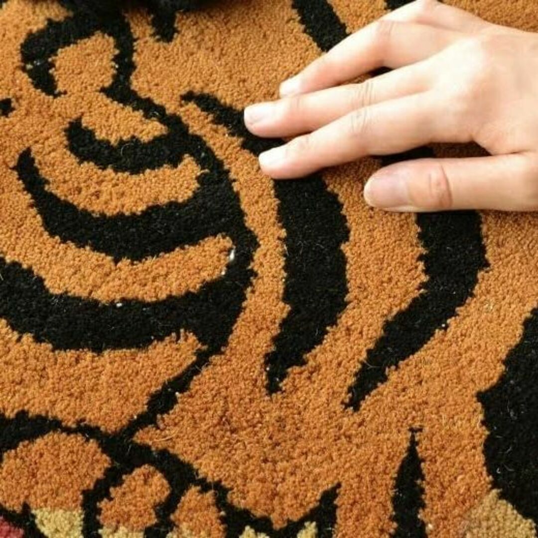 チベタンタイガーラグ ラージ DETAIL Tibetan Tiger Rug DTTR-01   Lサイズ - 2