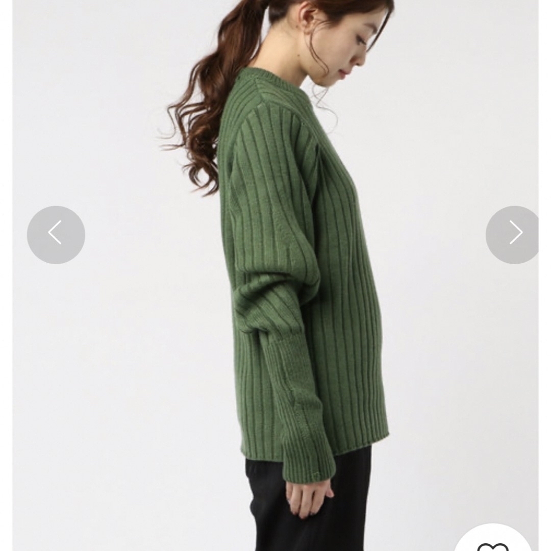 CLANE(クラネ)のCLANE クラネ SOLID SLEEVE KNIT TOPS ニット レディースのトップス(ニット/セーター)の商品写真