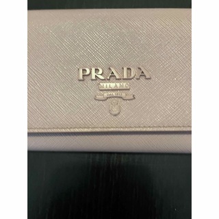 プラダ(PRADA)のPRADA 二つ折り長財布 サフィアーノ レザー ピンク 1MH132(財布)
