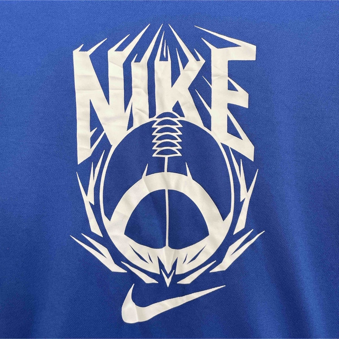 NIKE(ナイキ)のNIKE ナイキ プルオーバー トラックジャケット スウッシュ ビッグロゴ 古着 メンズのトップス(ジャージ)の商品写真