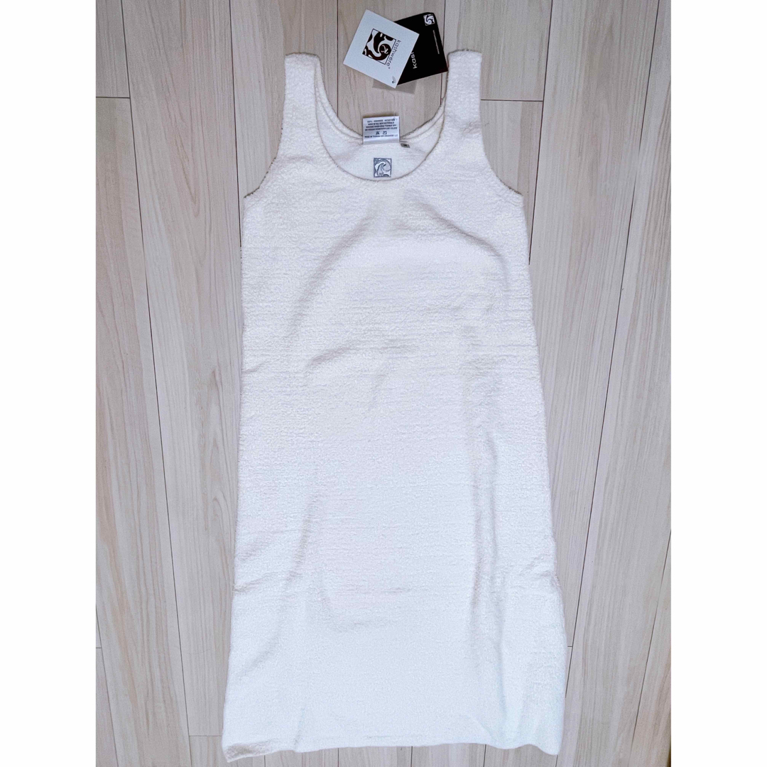 kashwere(カシウエア)の新品未使用カシウェアSLEEVELESS DRESS creme M レディースのワンピース(その他)の商品写真