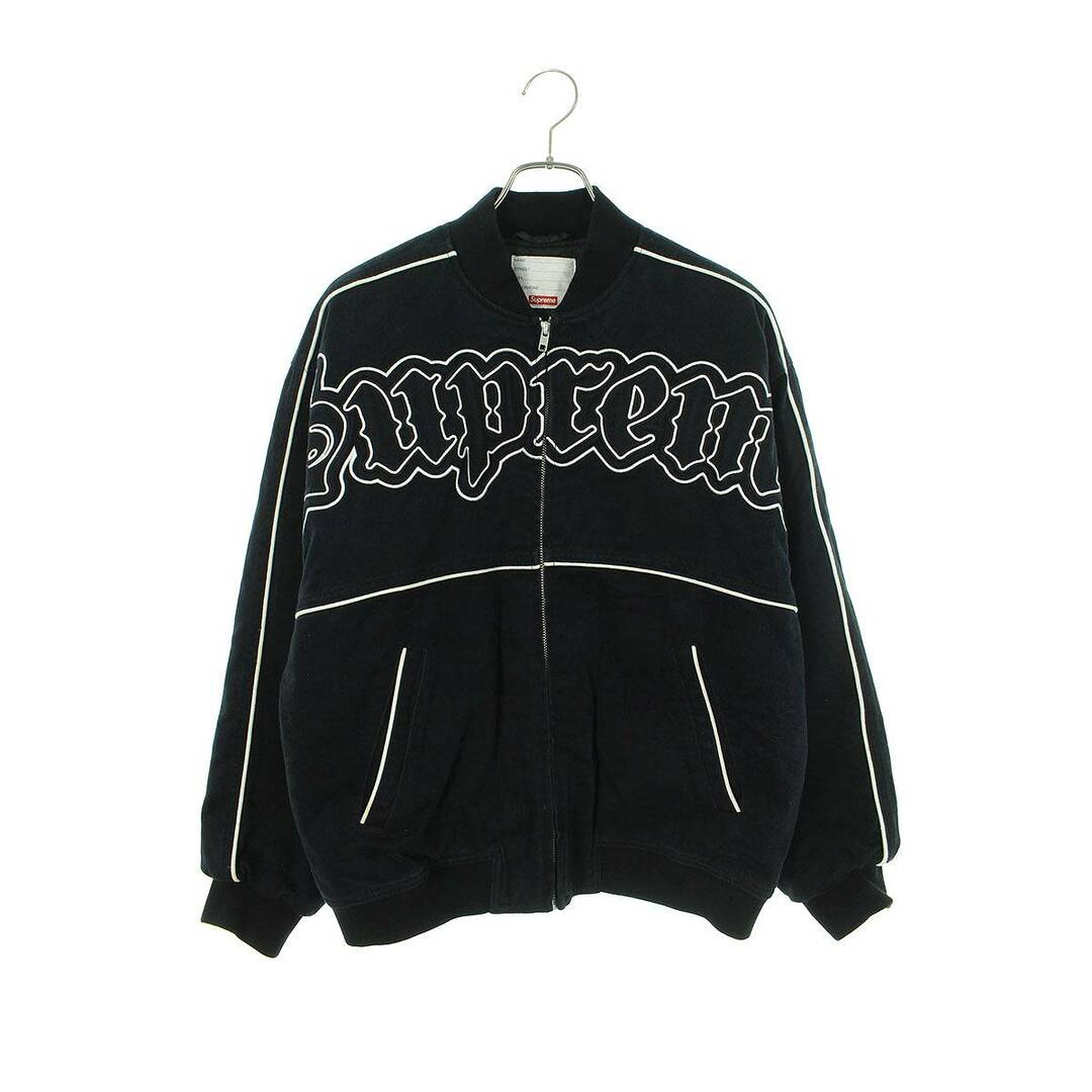 シュプリーム  21SS  Twill Old English Varsity Jacket オールドイングリッシュロゴバーシティジャケットブルゾン メンズ S