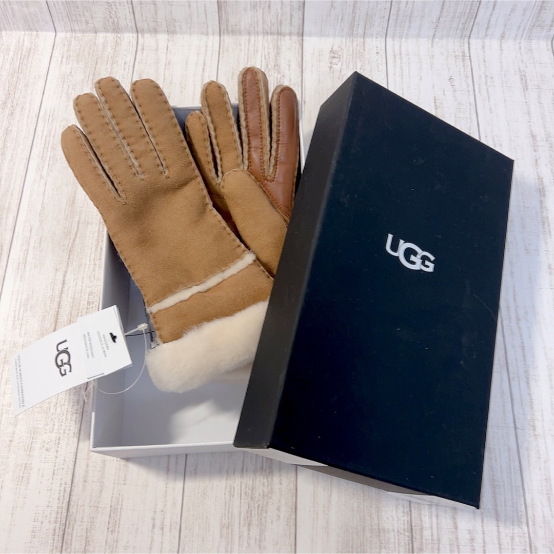 UGG - 【ほぼ未使用】UGG アグ 手袋 スマホ操作可能 Sサイズ 5本指
