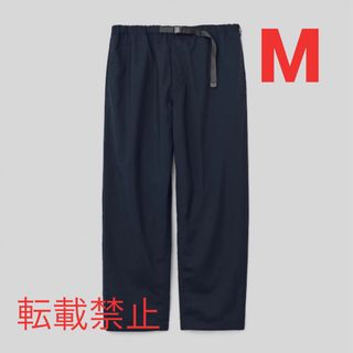 ワンエルディーケーセレクト(1LDK SELECT)のWOOL BLEND RIP STOP EASY PANTS (NAVY)(スラックス)