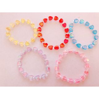 ブレスレット 釘 nail レディース メンズ 人工ダイヤモンド ピンク