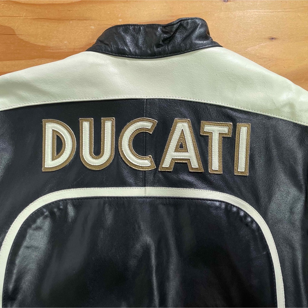 超美品☆DUCATI by DAINESE レザージャケット ブラック/S