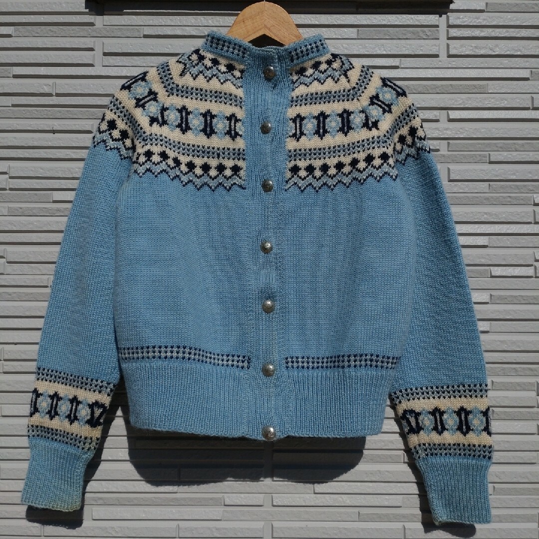 【送料無料・60’s Vintage】NORDIC CARDIGAN