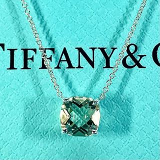 ティファニー(Tiffany & Co.)のティファニー スパークラー　グリーンアメジスト シルバー　ネックレス★441(ネックレス)