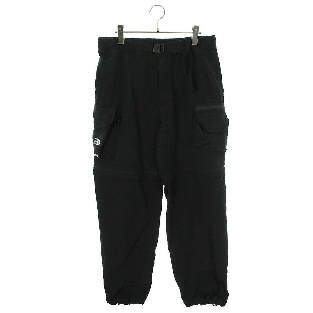 メンズシュプリーム ×ノースフェイス THE NORTH FACE  22SS  Trekking Convertible Zip-Off Belted Pant ロゴナイロンジップベルトロングパンツ メンズ M