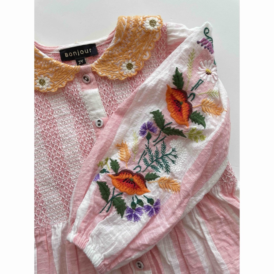 Caramel baby&child (キャラメルベビー&チャイルド)の【Bonjour Diary】 Tunique Blouse 2y キッズ/ベビー/マタニティのキッズ服女の子用(90cm~)(ワンピース)の商品写真