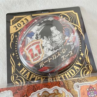 ONEPIECE ワンピース バースデー缶バッジ 2023 エース サボ