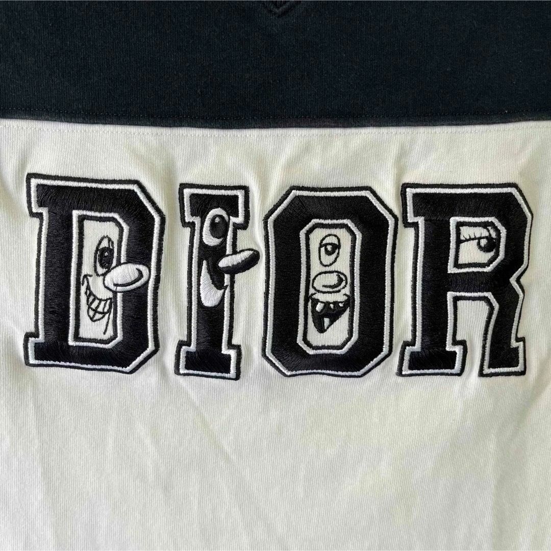 Christian Dior(クリスチャンディオール)の良品 ディオール ケニー・シャーフ Sサイズ Tシャツ 白 黒 メンズ ブランド メンズのトップス(Tシャツ/カットソー(半袖/袖なし))の商品写真