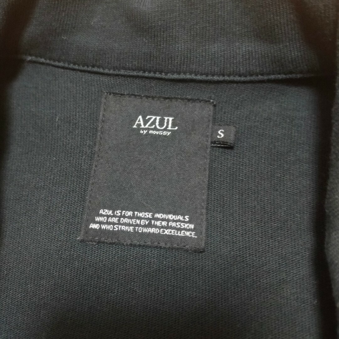 AZUL by moussy(アズールバイマウジー)の【S】AZUL★アズール★ライダース風★ジャケット★上着★ブラック レディースのジャケット/アウター(ライダースジャケット)の商品写真