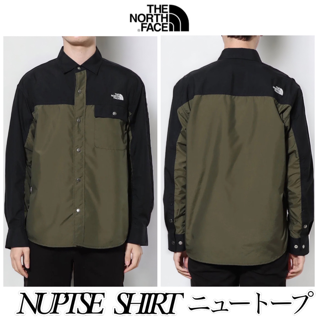 【大人気】ノースフェイス ヌプシシャツ ニュートープ メンズM NR11961